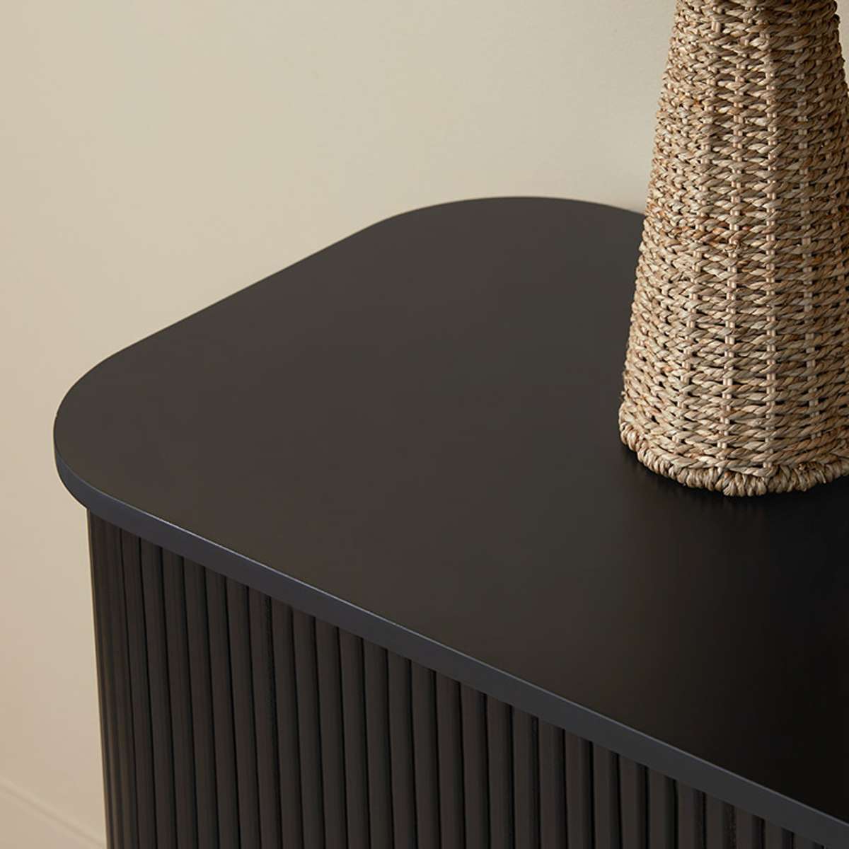 Maeve Buffet Table - Elegant Black Dining Buffet for Home & Restaurant Decor | Perfect for Dining Room, Kitchen, or Entryway Storage