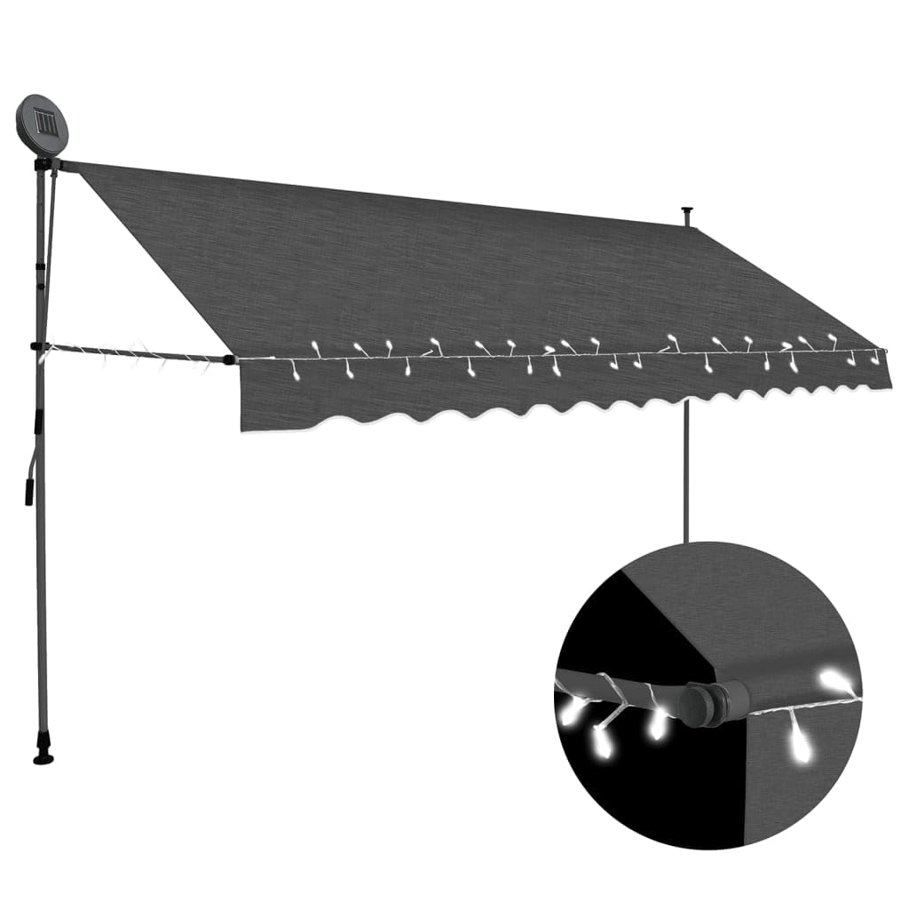 Best Retractable Patio Awning with LED Lights - 98.4