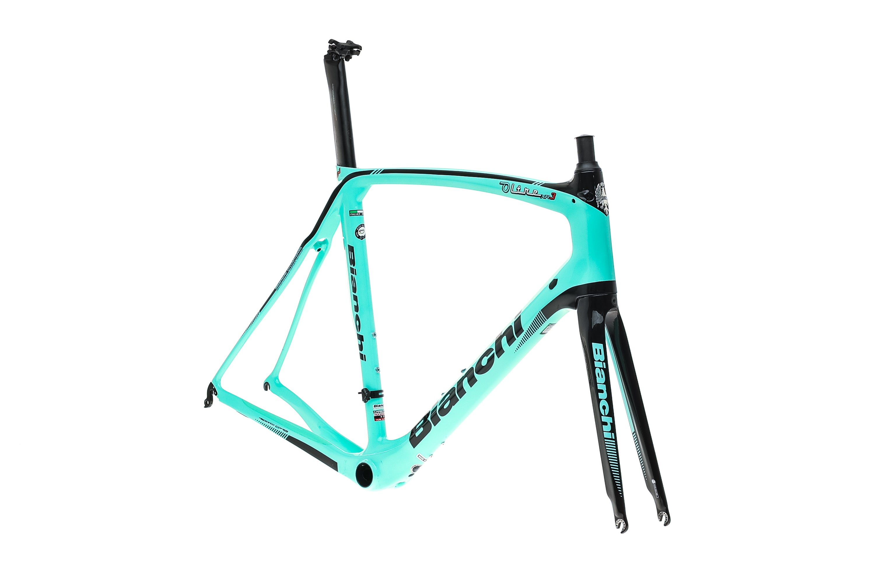 Bianchi Oltre XR3 CV 61cm Carbon Road Bike Frameset - 2018 Model | Lightweight & Aerodynamic Design for Competitive Cycling & Racing
