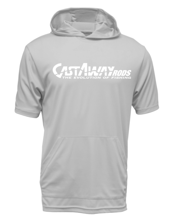 Xtreme Tek Men's Short Sleeve Hooded Performance Shirt - Moisture Wicking Athletic Top for Running, Gym & Outdoor Activities