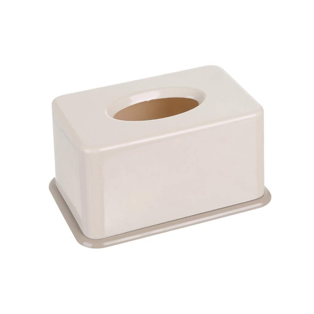 CAIMEI Waterproof Retractable Tissue Box Holder - Khaki Organizer for Kitchen, Bathroom & Household | Durable & Stylish Tissue Storage Solution for Home & Office Use