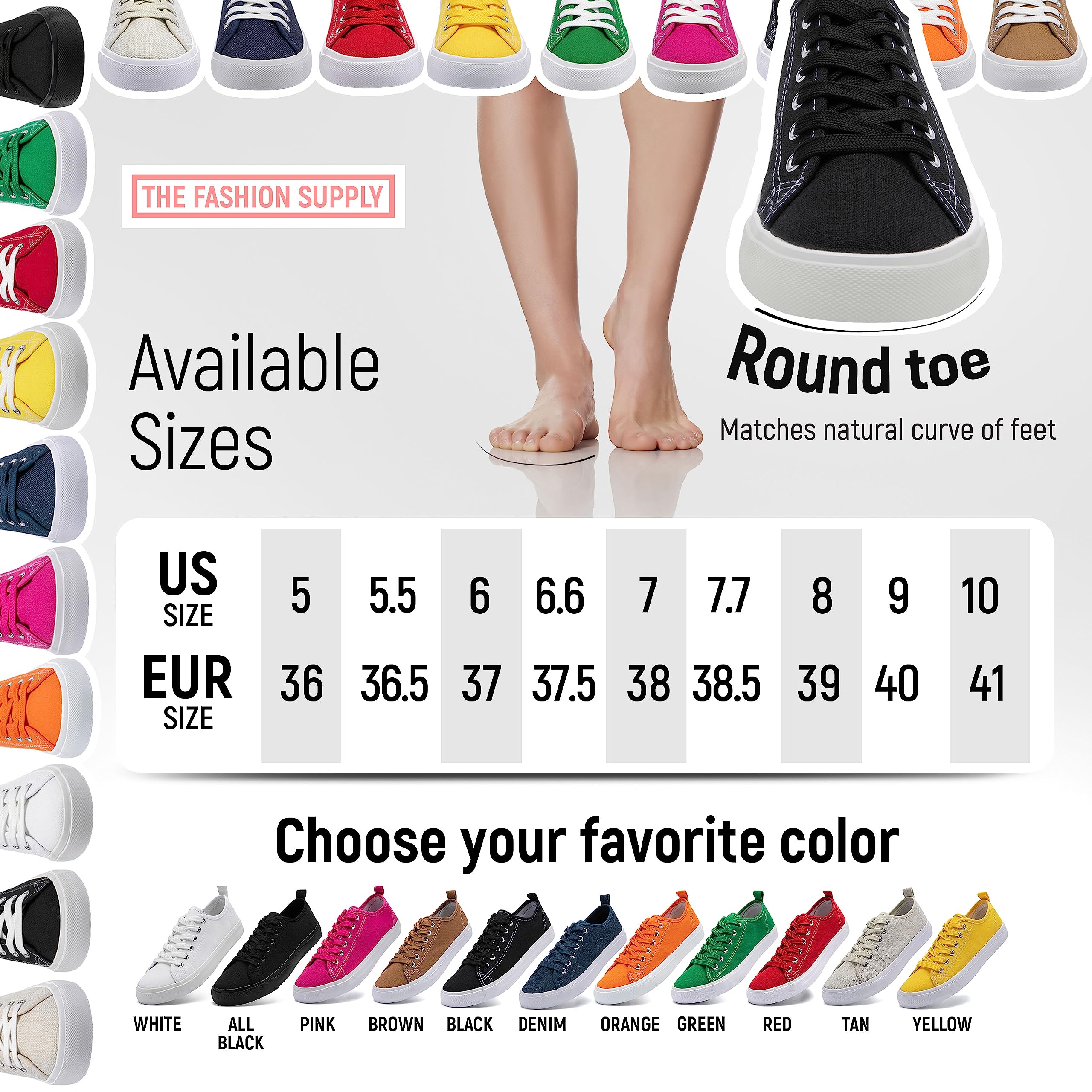 Best Women's Fashion Sneakers - Comfortable Tennis Shoes for Women | Casual Walking, Running & Gym Workouts