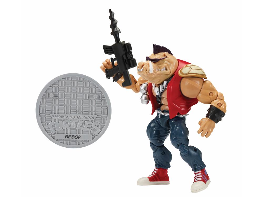 Teenage Mutant Ninja Turtles Classic Michelangelo vs Bebop Action Figure 2-Pack | TMNT Collectible Toys for Kids & Adults | Perfect for Display, Play & Gifts
