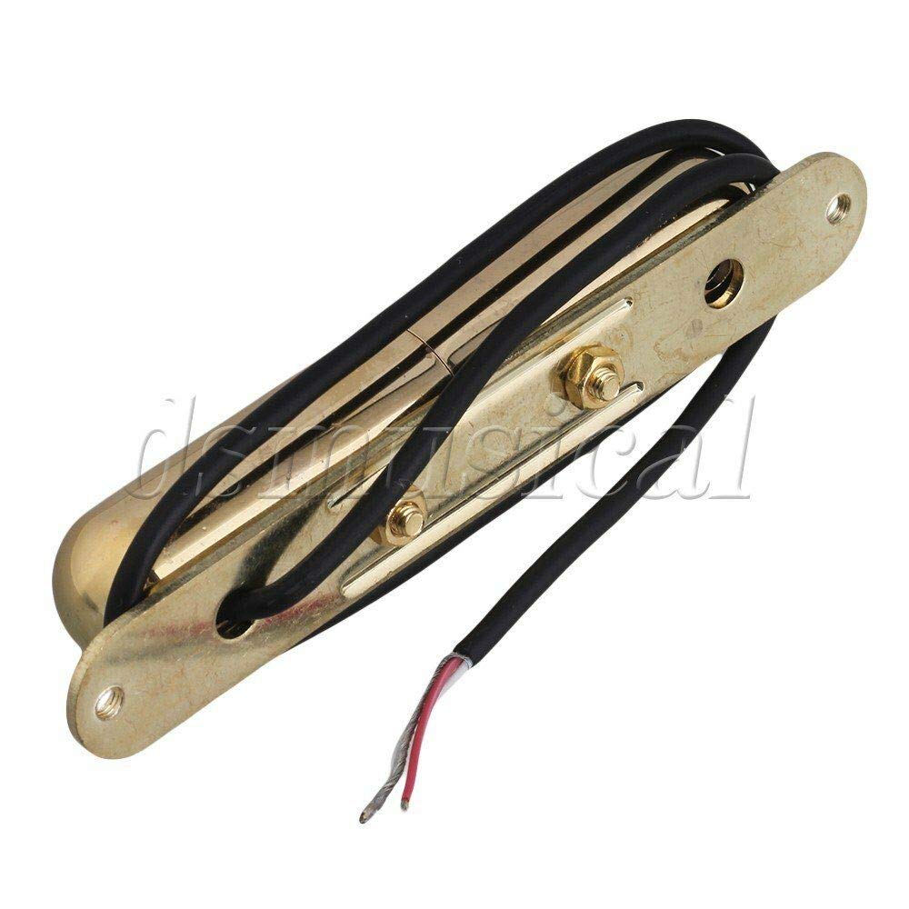 5-Piece Gold Electric Guitar Lipstick Tube Pickup Set with Springs & Mounting Screws - Perfect for DIY Guitar Upgrades & Vintage Tone Enhancement