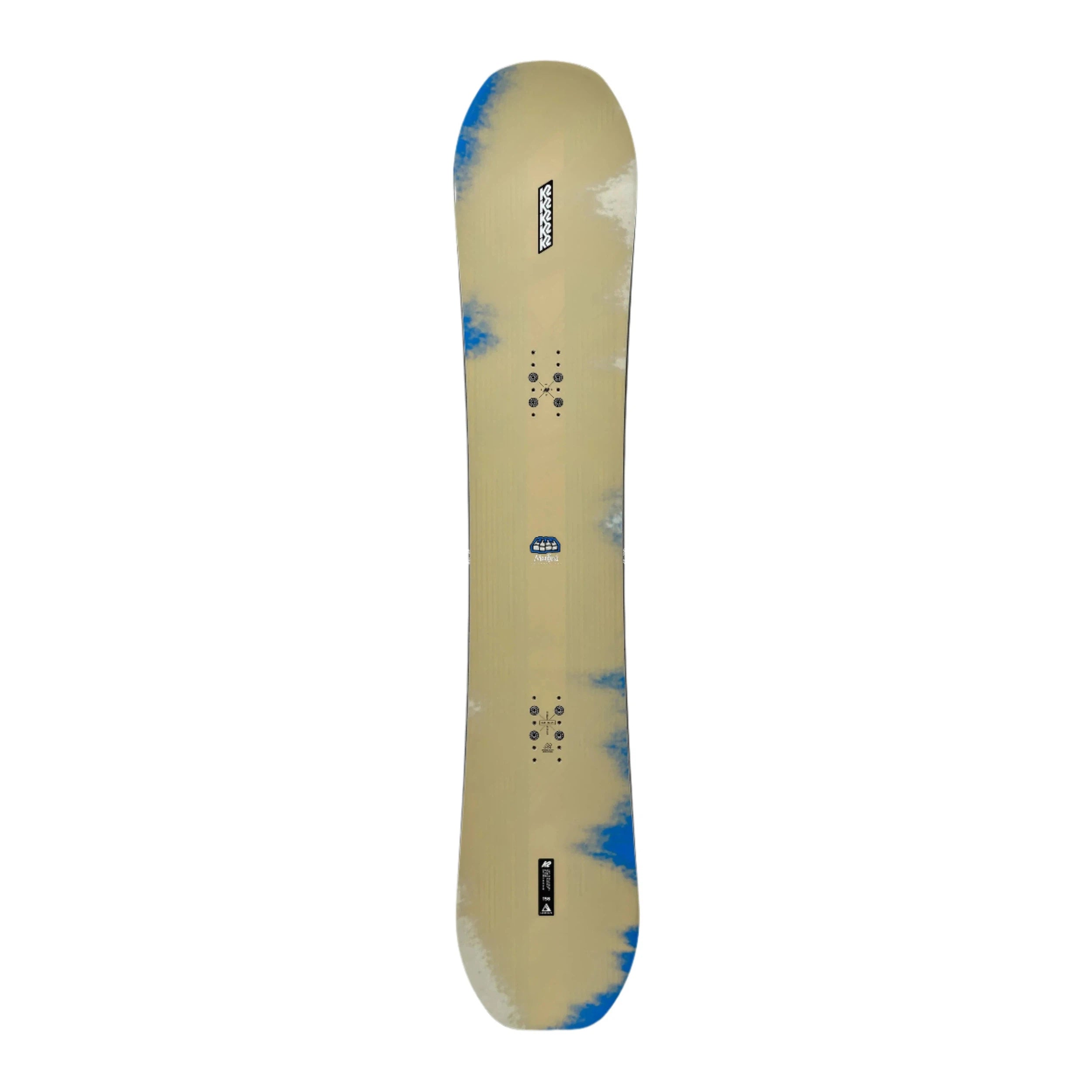 K2 Manifest Snowboard 2025 - All-Mountain Freestyle Snowboard for Men & Women | Perfect for Powder, Park & Freeriding | Durable Construction & Responsive Ride