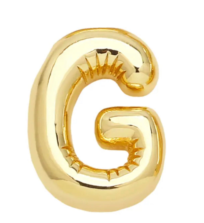 18K Gold Plated Balloon Initial Pendant Necklace - Personalized A-Z Letter Jewelry for Women, Gift for Her, Birthday, Anniversary, Valentine's Day