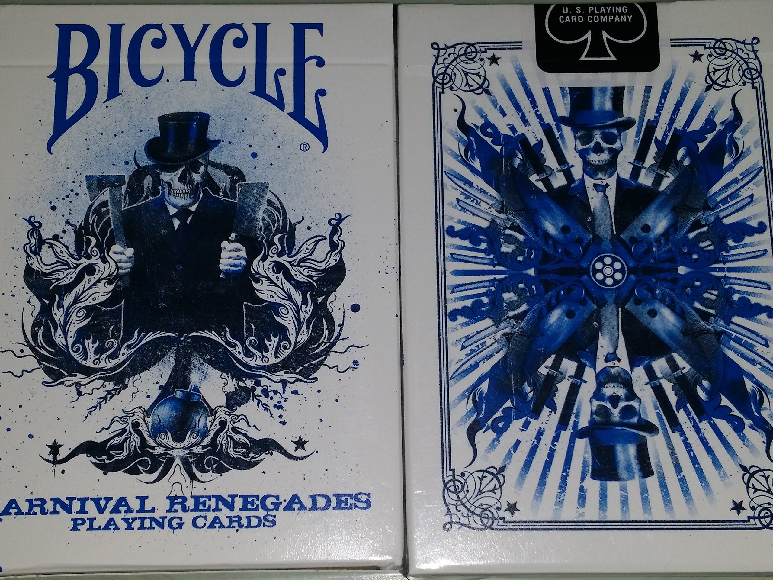 Blue Karnival Renegades Bicycle Playing Cards - Premium Poker Deck for Magic Tricks, Card Games & Collectibles - Perfect for Poker Nights, Cardistry & Gift Giving