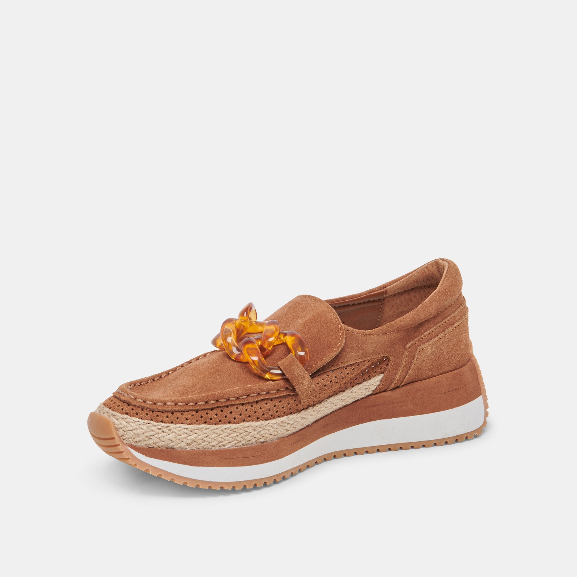 JADAH PECAN SUEDE SNEAKERS - Comfortable Women's Casual Shoes for Walking, Running & Everyday Wear | Breathable & Lightweight Design for Work, Travel & Outdoor Activities
