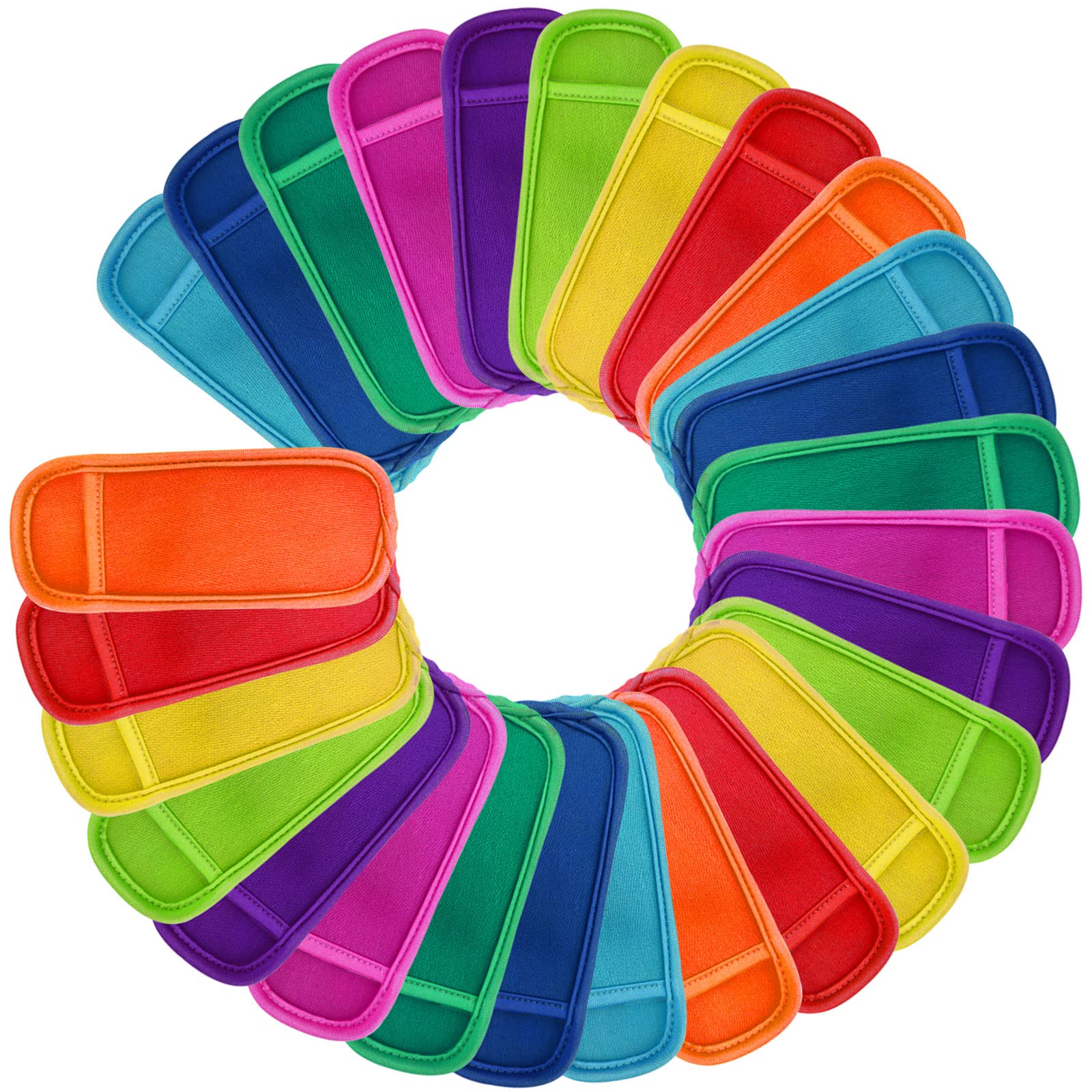 27-Piece Reusable Popsicle Holders Set - 9 Color Options, Freezer-Safe Ice Pop Sleeves & Anti-Freeze Popsicle Bags for Homemade Treats - Perfect for Summer Snacks, Kids' Parties & Healthy Frozen Desserts