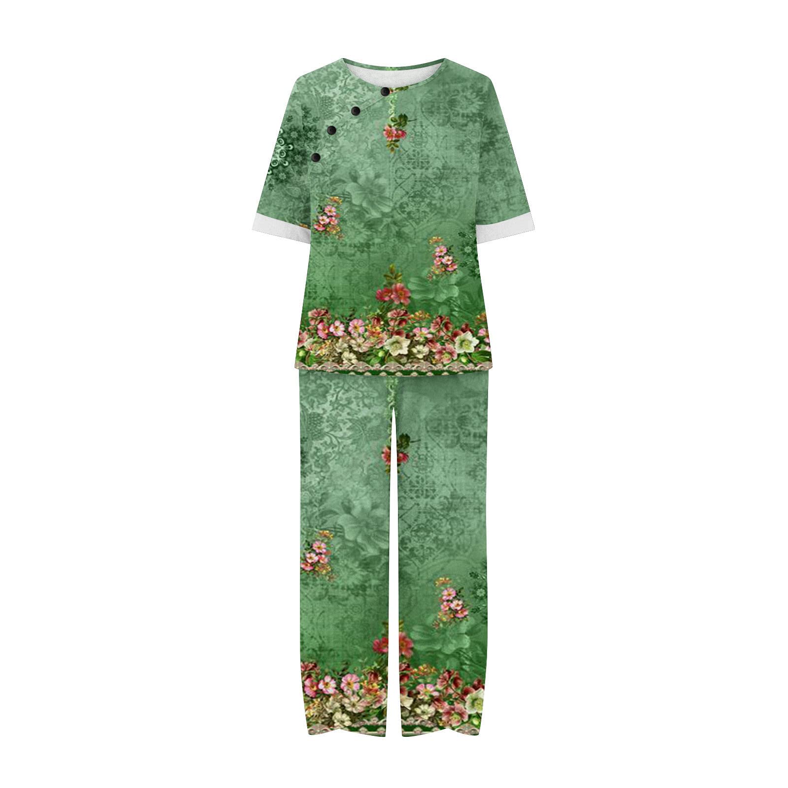 Women's 2-Piece Matching Short Set - Summer Lounge & Beach Outfit | Casual Comfort Wear for Women | Perfect for Vacation, Poolside Relaxation, and Everyday Summer Style