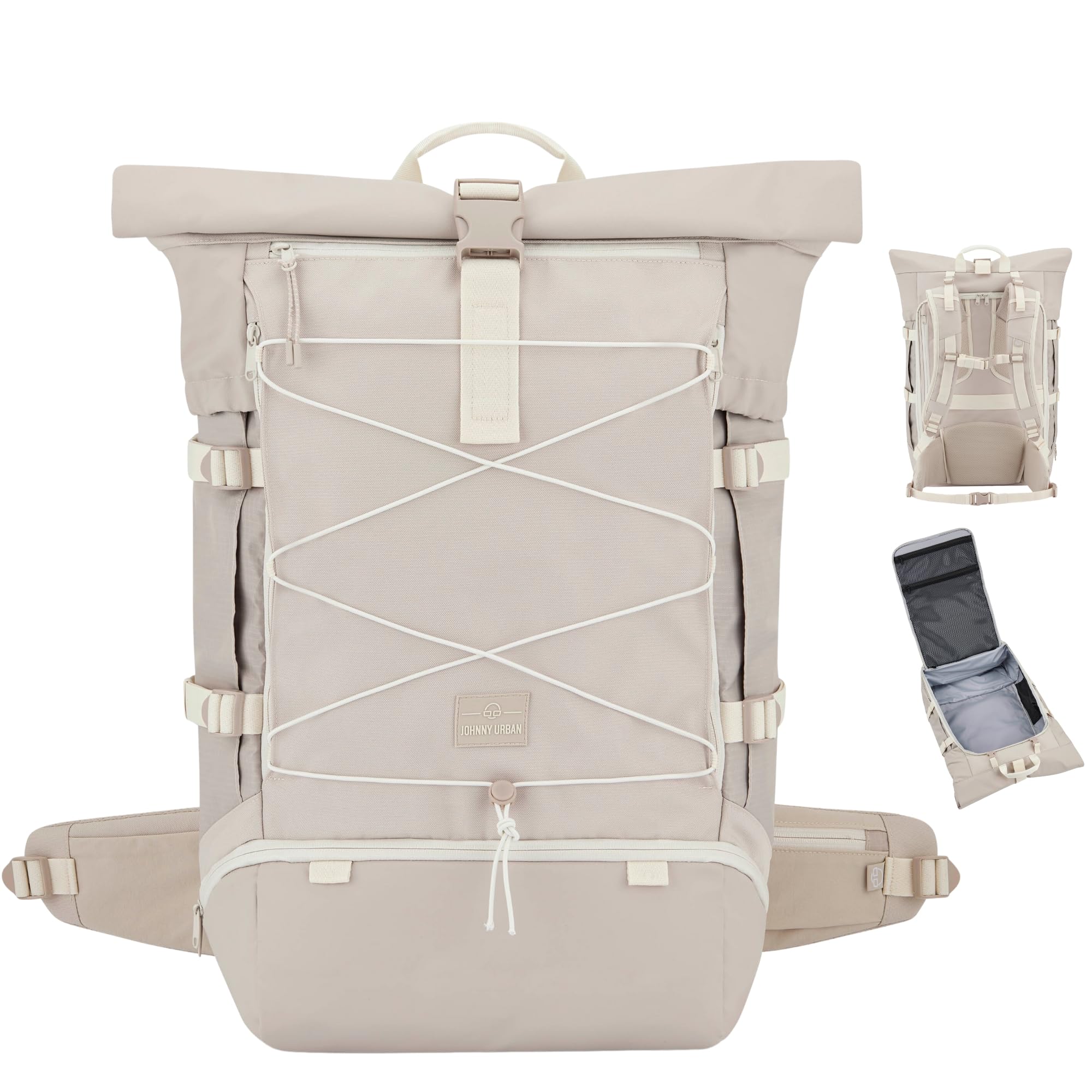 Johnny Urban XL Travel Backpack for Men & Women - 50L Waterproof Hiking Backpack with Laptop Compartment - Perfect for Trekking, Camping & Outdoor Adventures