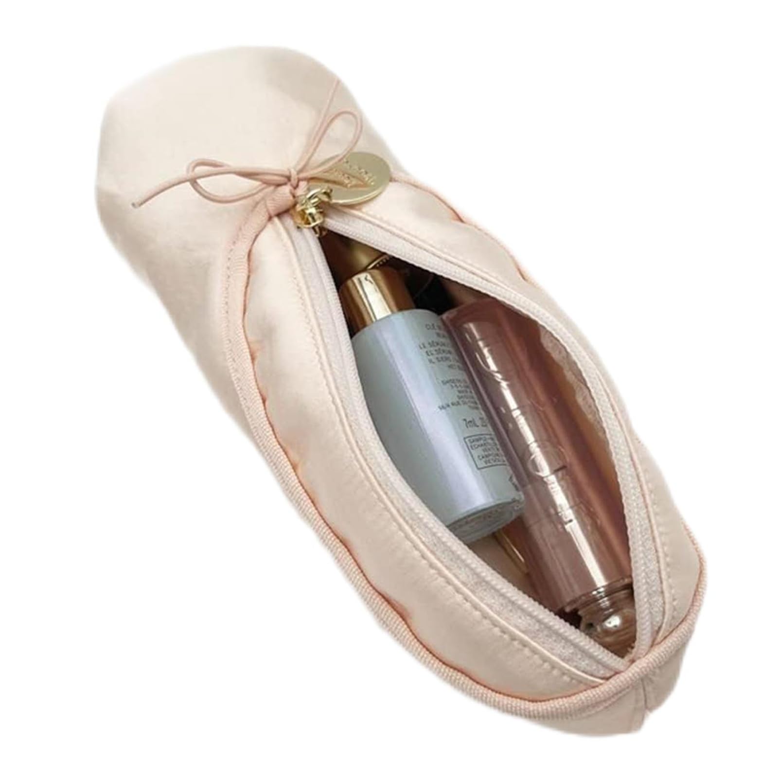 **Ballet Dance Shoe Makeup Bag for Little Girls - 2 Pcs Ballerina Slipper Pouch, Perfect for Dance Class, Birthday Gifts & Travel Accessories**