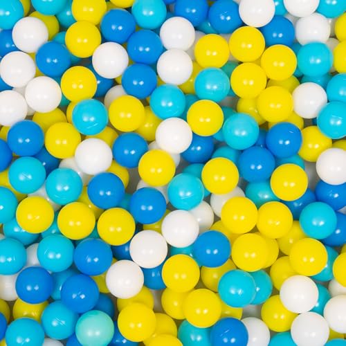 B* 4 Colors Yellow-blue&White Ball