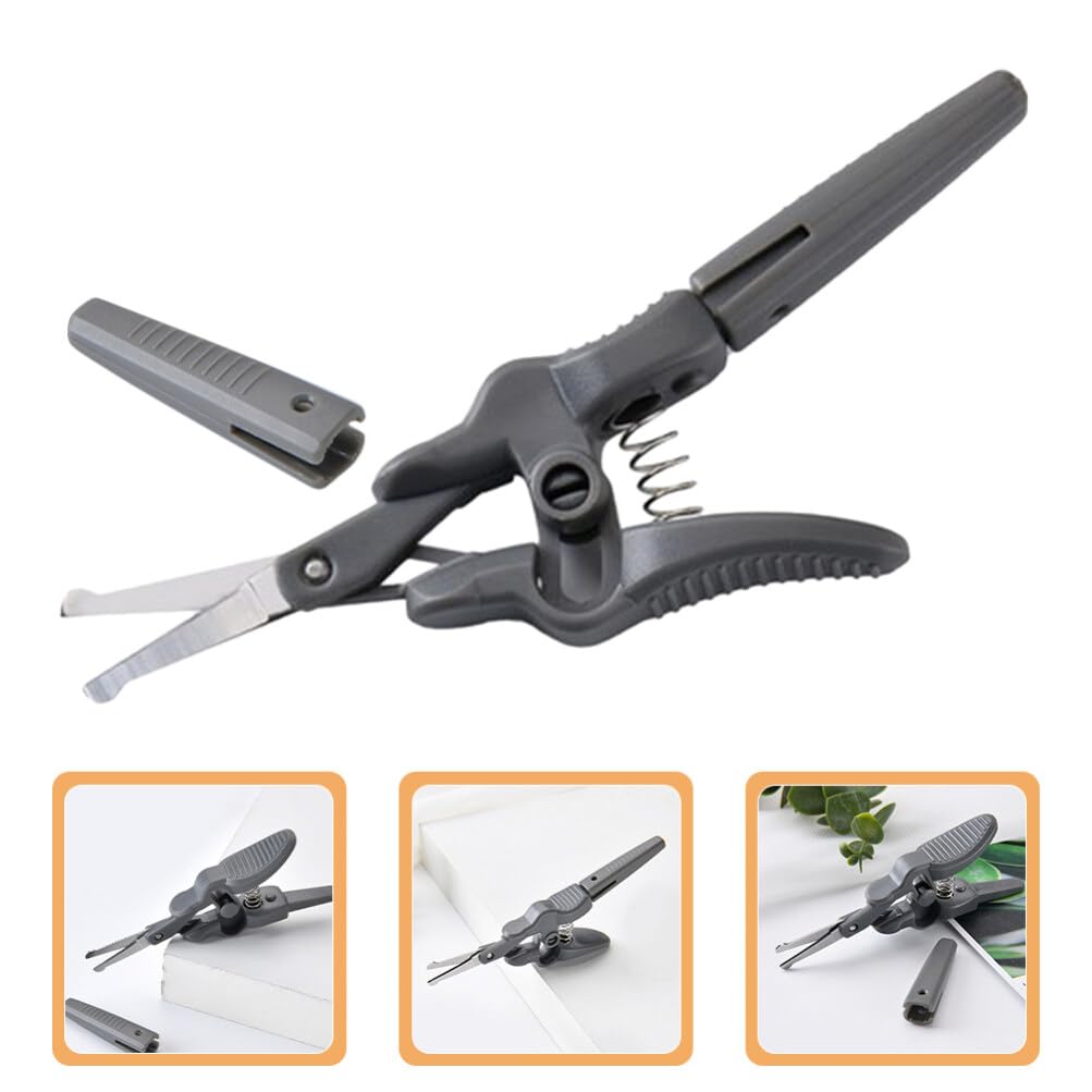 NOLITOY Precision Grooming Scissors - Round Tip Eyebrow, Nose & Facial Hair Trimming Scissors for Safe & Easy Eyelash, Mustache & Beard Grooming | Perfect for Home, Salon & Travel Use