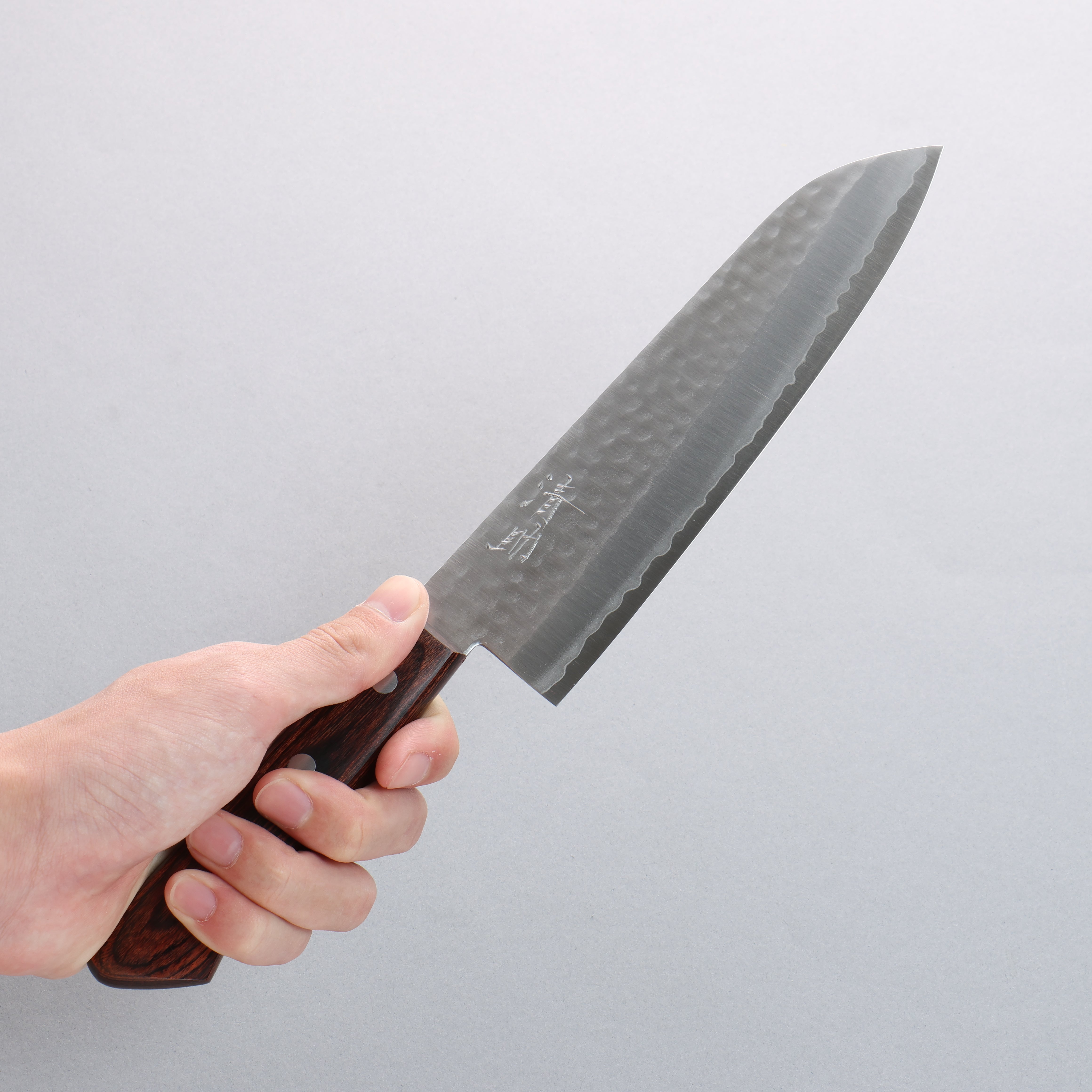 Premium Seisuke VG1 Hammered Gyuto 180mm Japanese Chef Knife - High Carbon Stainless Steel Blade with Mahogany Handle - Perfect for Sushi, Meat Slicing & Professional Cooking