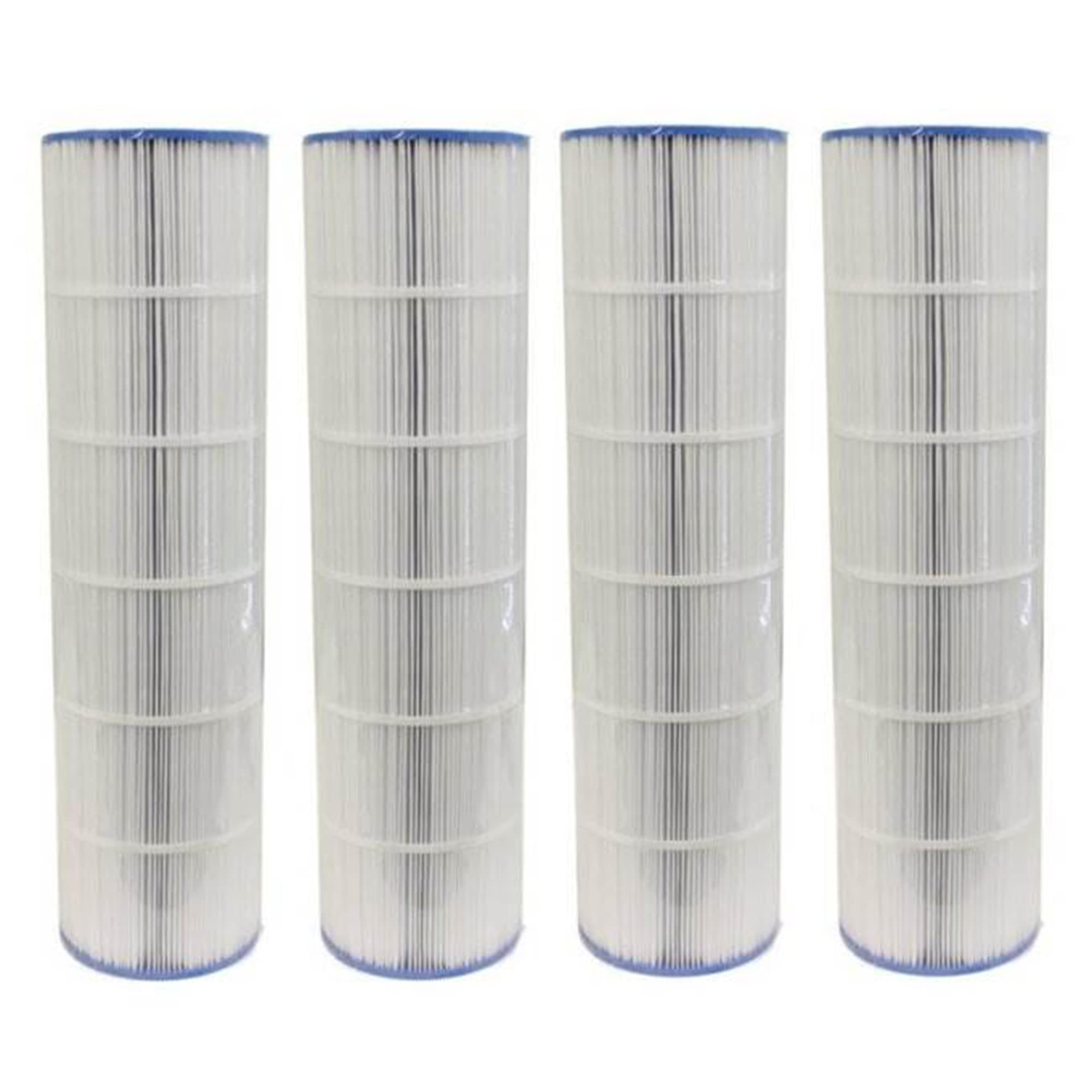 Unicel C-7490 Replacement Pool Filter Cartridge 137 Sq Ft - 176 Pleats, Compatible with Hayward Pool Cleaners (4 Pack) - Perfect for Inground & Above Ground Swimming Pool Maintenance