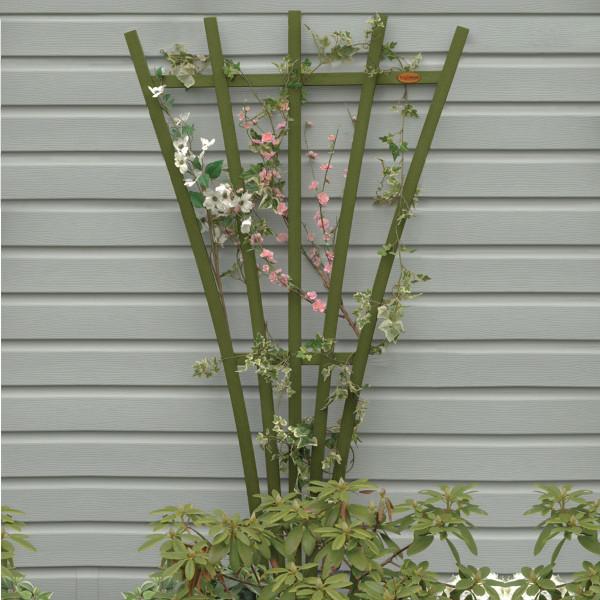 Eco-Friendly Hartford Fan Trellis - Durable Garden Climbing Plant Support for Vines, Flowers & Vegetables | Perfect for Outdoor Gardens, Balconies & Greenhouses