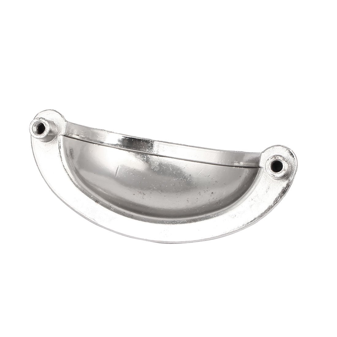 uxcell 80mm Metal Pull Handles 2pcs - Silver Tone for Dresser Drawer & Cabinet