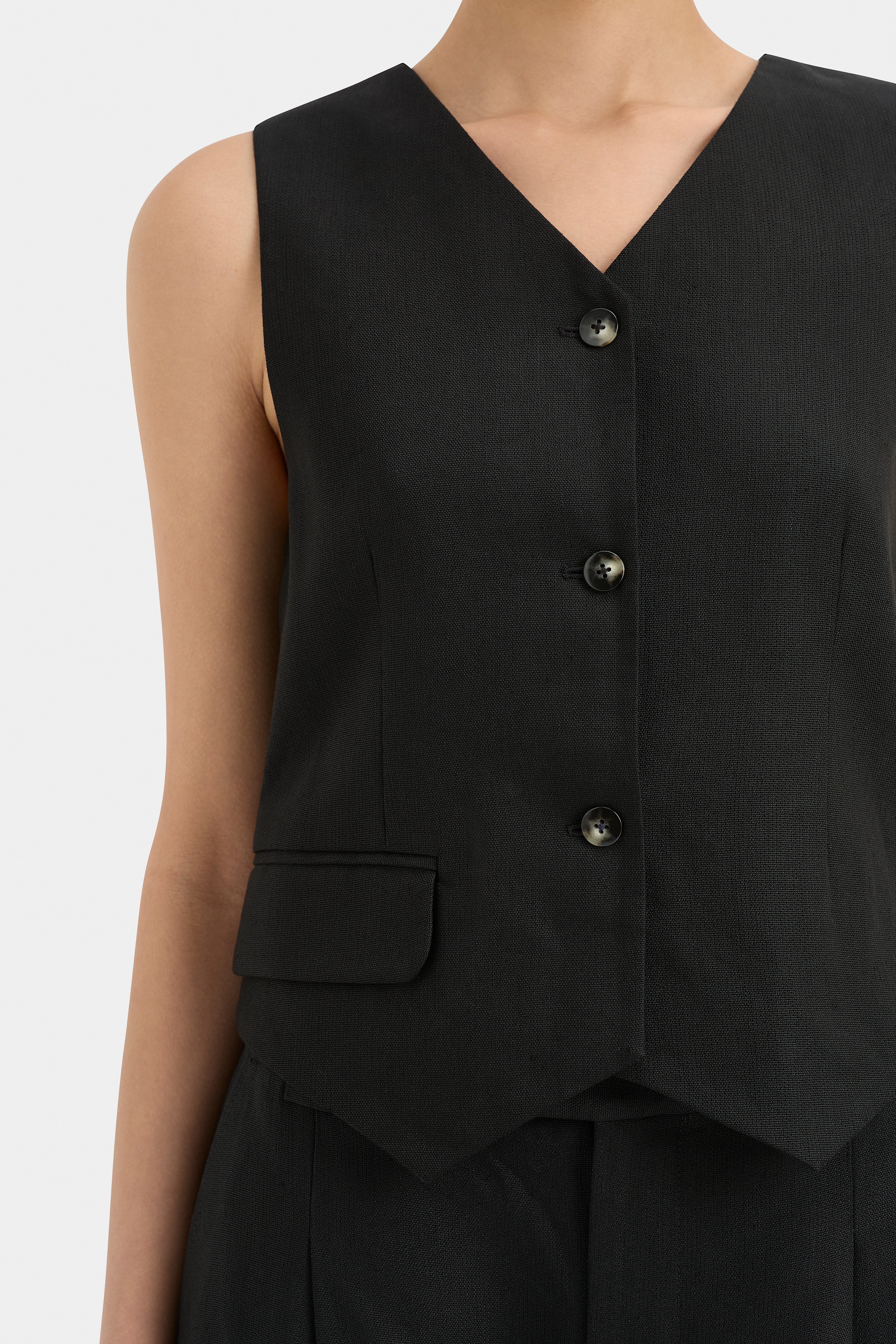 Stylish Clemence Tailored Vest for Women - Elegant Slim Fit Blazer Jacket Alternative - Perfect for Office, Business Meetings & Formal Events