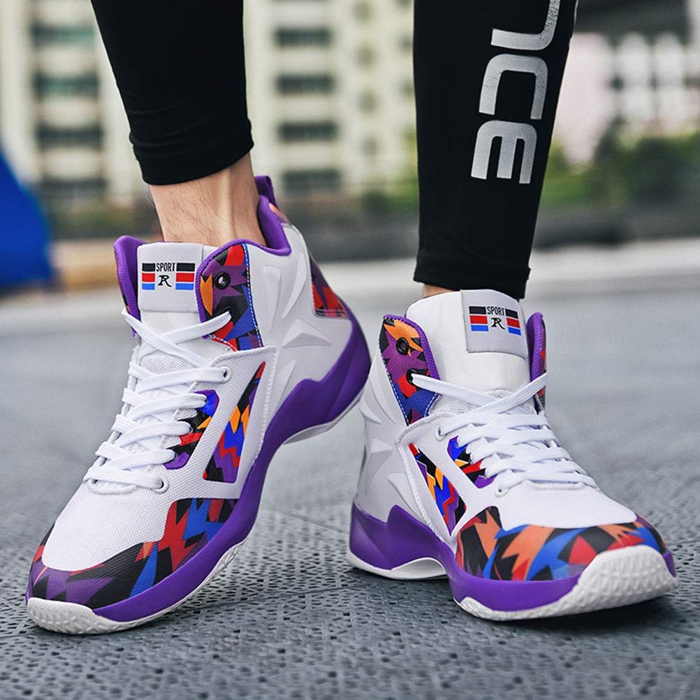 WILTENA Women's & Men's Non-Slip Basketball Shoes - Breathable Streetball Sneakers for Gym, Fitness & Outdoor Workouts | Perfect for Basketball Courts, Street Sports & Training Sessions