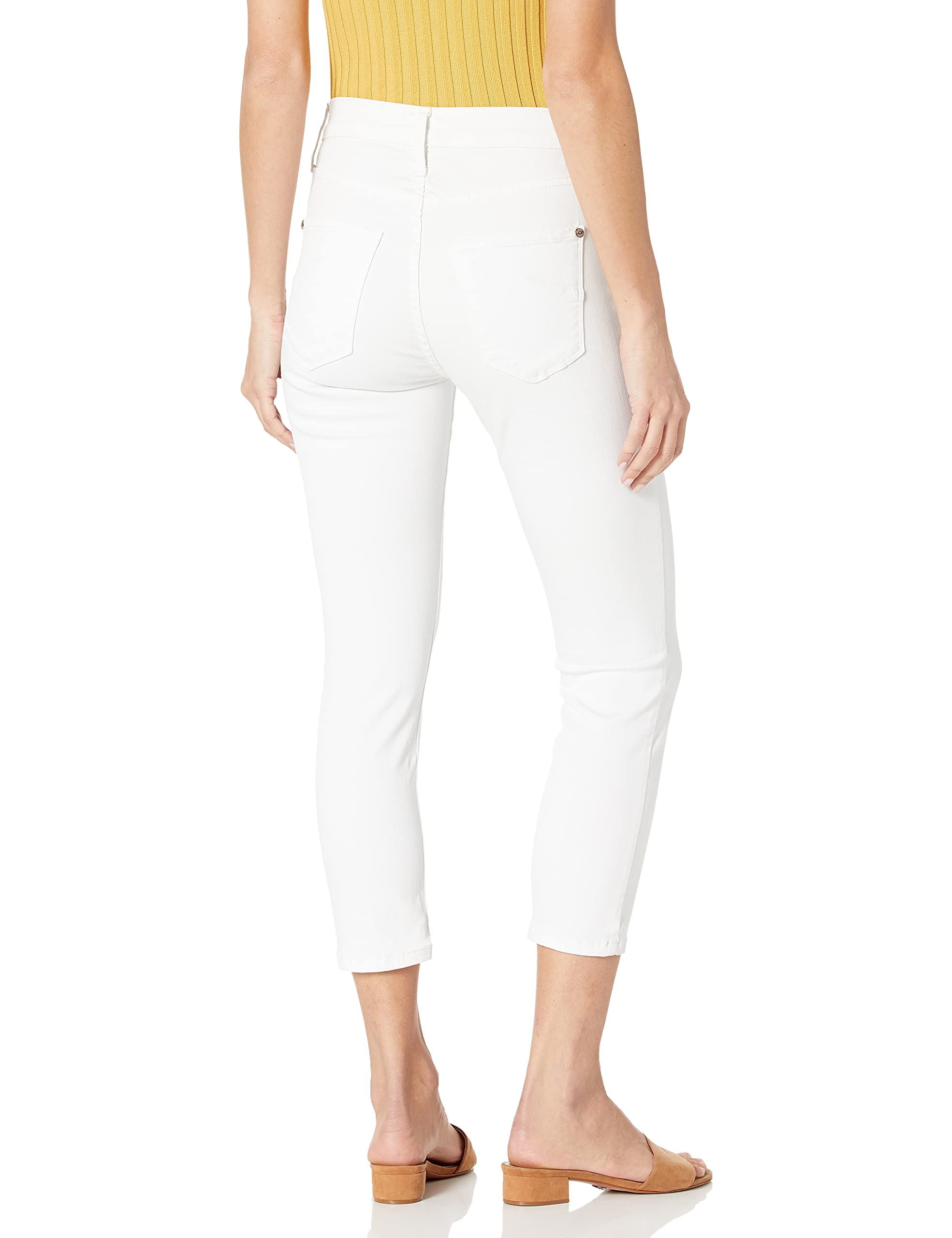 James Jeans Women's High Waist Skinny Crop Jeans - Trendy Stretch Denim Pants for Casual Outfits & Night Out Looks