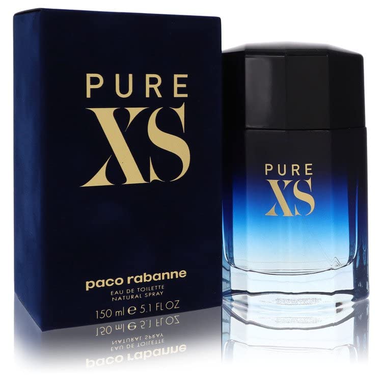 5.1 oz Pure XS Eau de Toilette Spray for Men - Long Lasting Rich Scent Cologne | Perfect for Date Night, Office & Special Occasions