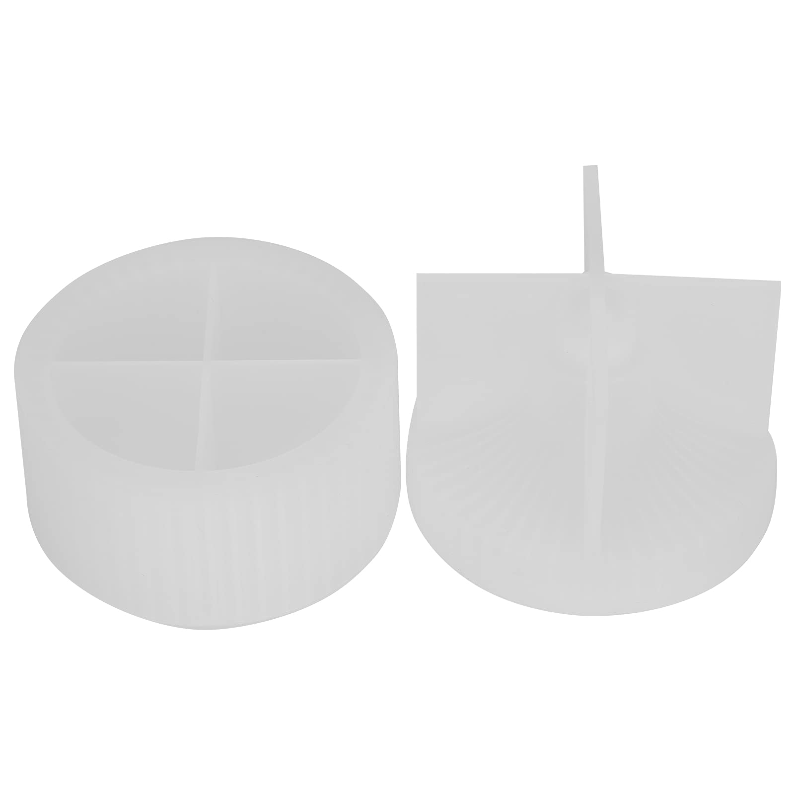Zerodis 2-Pack Silicone Jewelry Storage Box Mold - DIY Epoxy Resin Candy Mold for Crafts, Reusable Baking Accessories | Perfect for Jewelry Making, Resin Art, Chocolate & Candy Molds