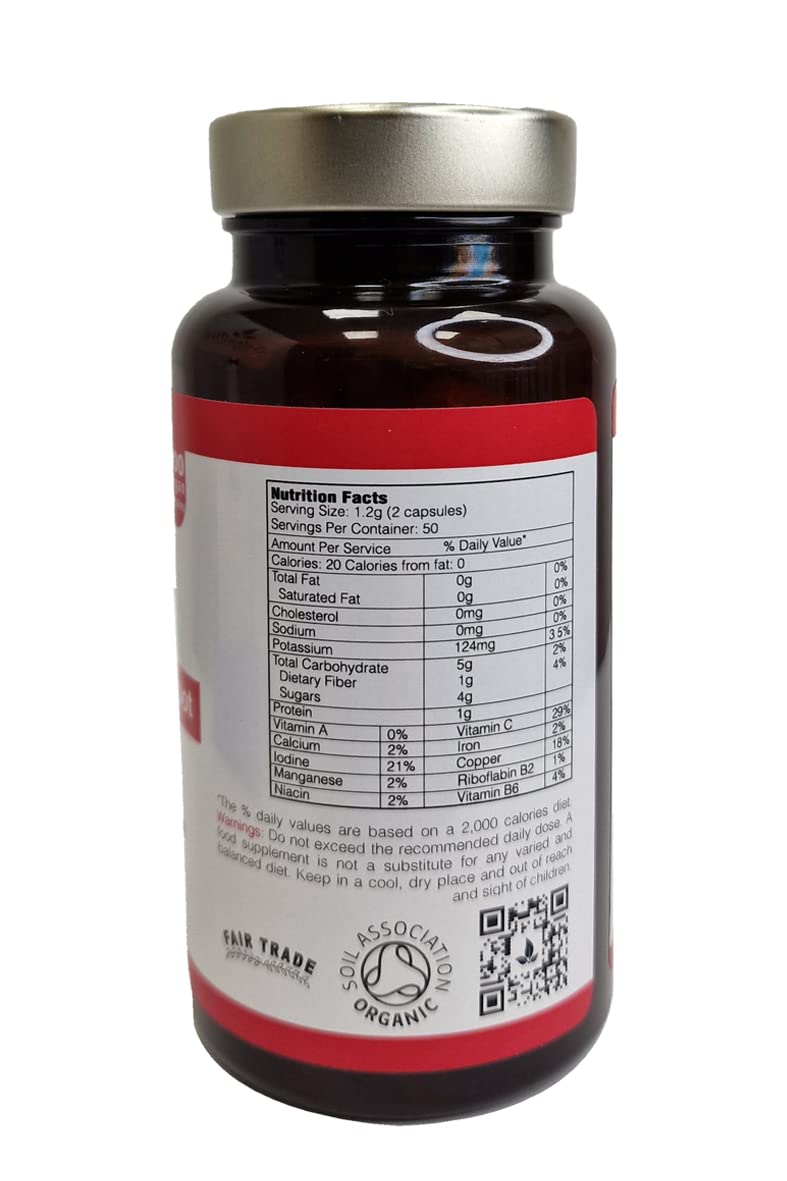 Organic Maca Root Capsules 500mg - 100 Vegan Pills, Certified Organic Peruvian Maca for Hormonal Balance, Energy & Libido Boost - Supports Men & Women's Wellness - Perfect for Daily Supplement, Workout Recovery & Stress Relief