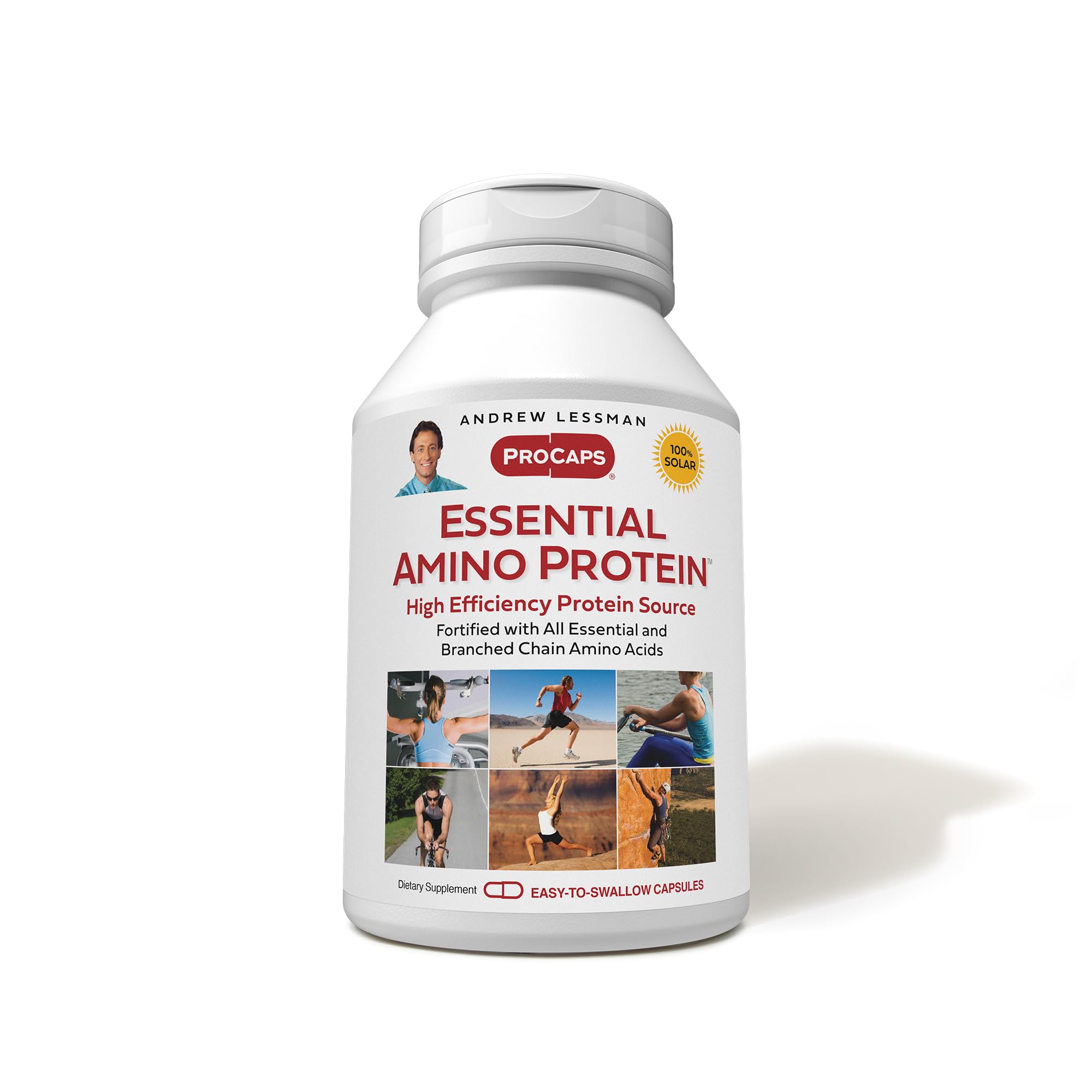 ANDREW LESSMAN Essential Amino Protein 90 Capsules - Premium Bioavailable Protein Supplement with Essential & BCAA - Supports Muscle Recovery, Organ Health & Tissue Function - Ideal for Athletes, Fitness Enthusiasts & Active Lifestyles