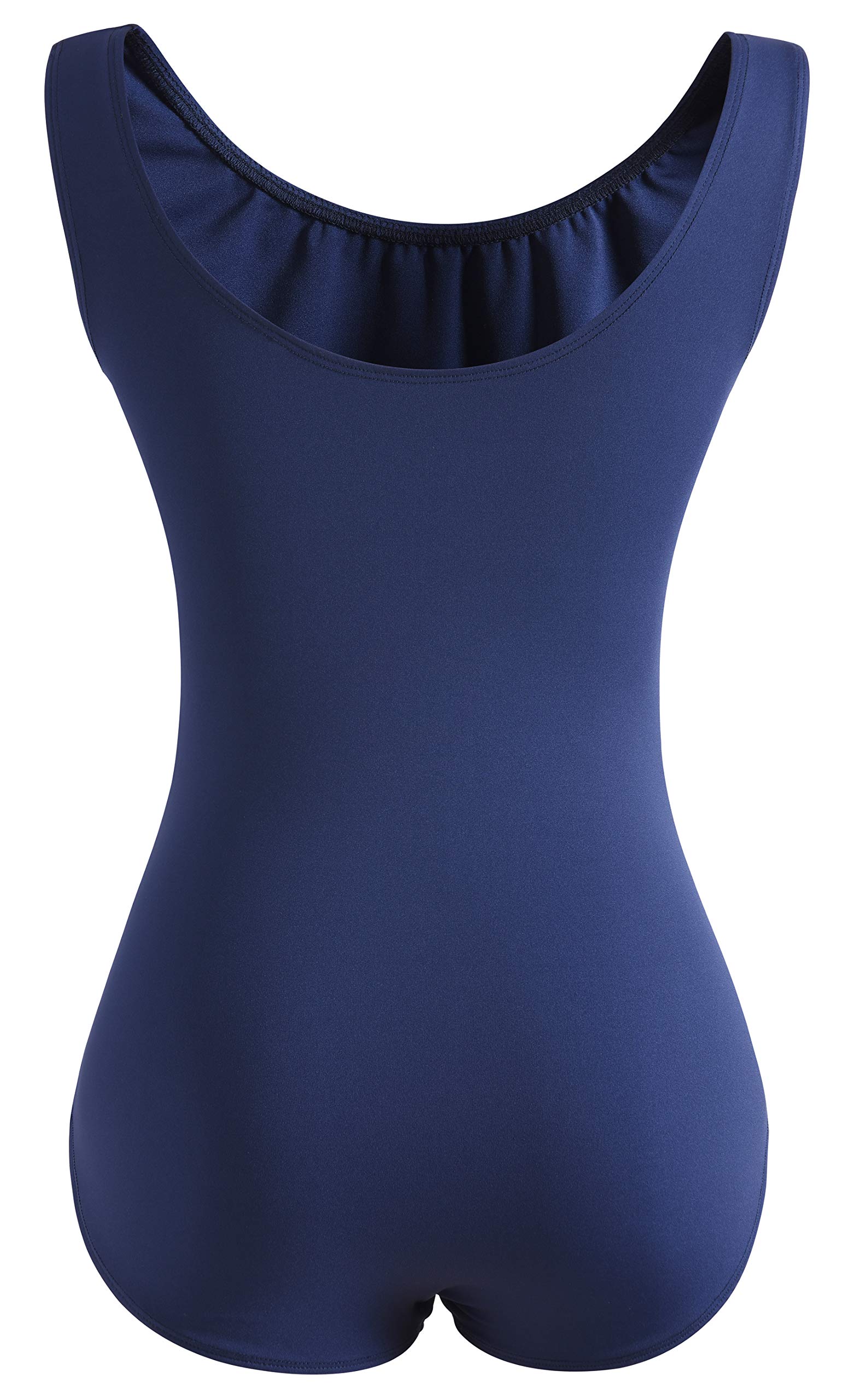 DANSHOW Women's Tank Leotards for Dance, Ballet & Gymnastics - Stretchy Comfort for Adult Performers & Practice