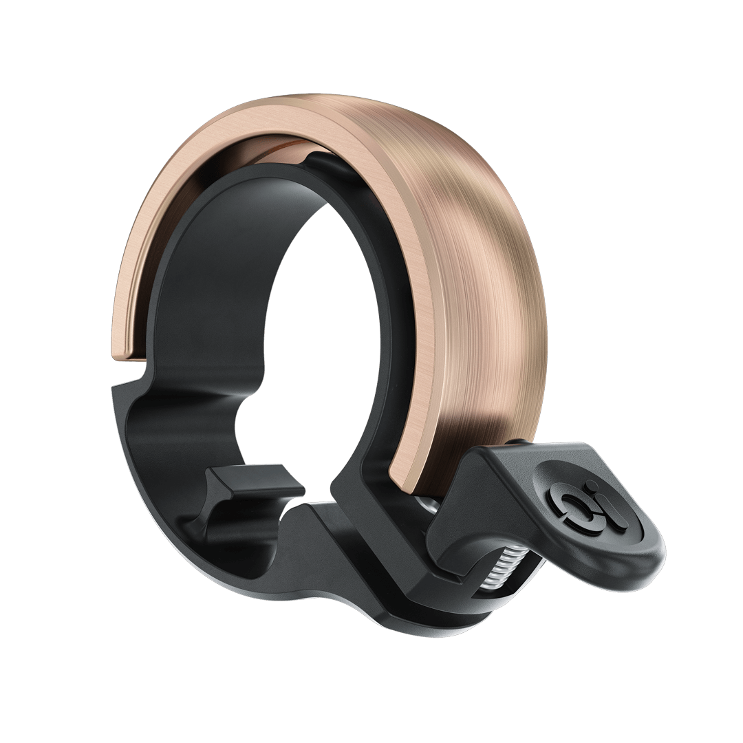 Knog Oi Classic Bike Bell - Durable & Loud Bicycle Bell for Urban Commuters, Mountain Bikes & Kids Bikes - Perfect for Safety & Style on Road or Trail Rides