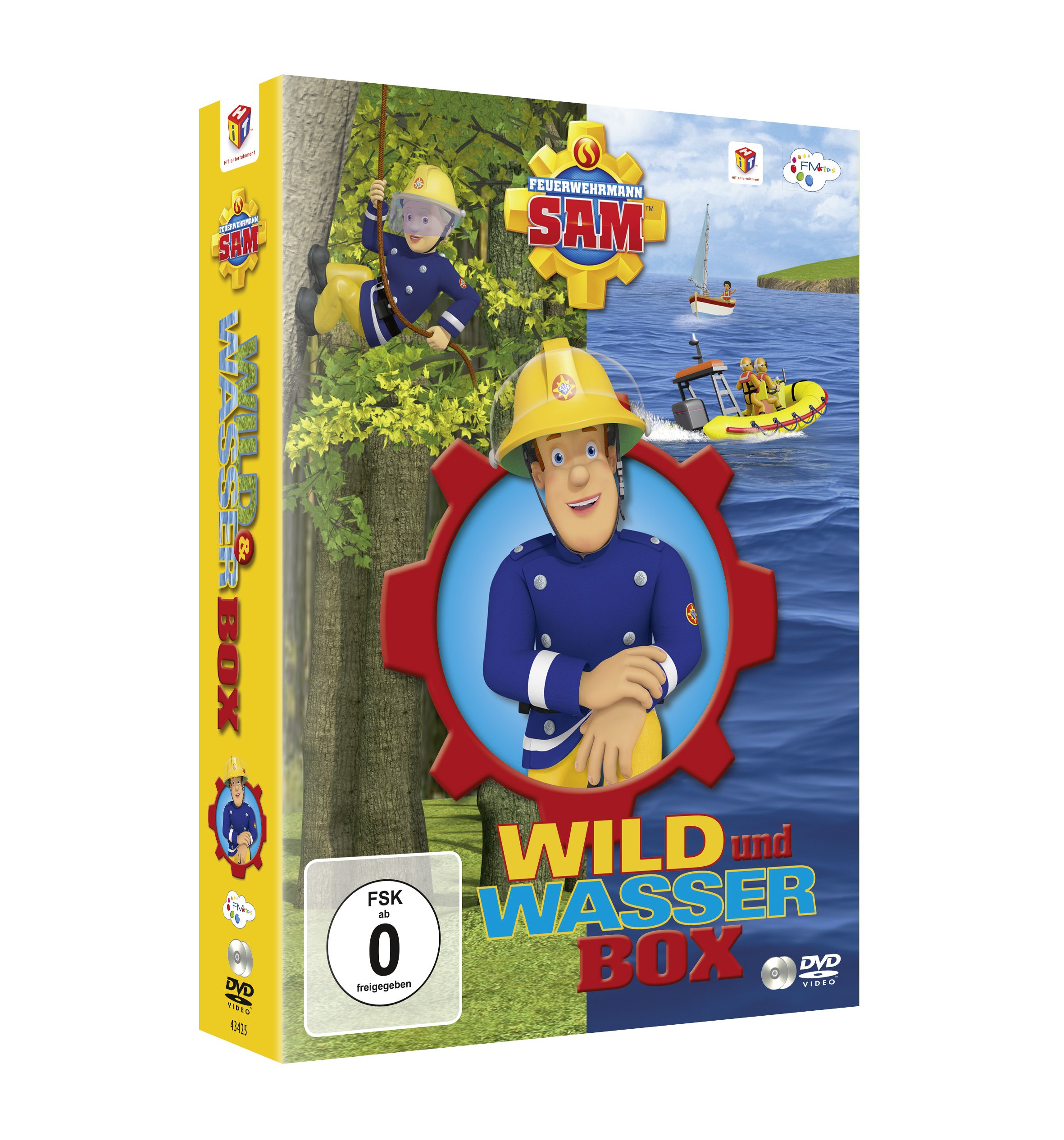 Fireman Sam - Wild and Water Box - Season 8 Box 1 | Kids' Firefighter Adventure DVD Set for Birthday Gifts & Family Movie Nights