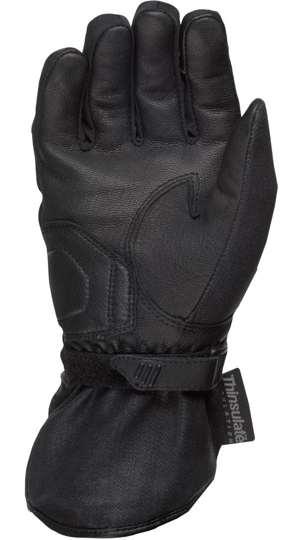 Highway 21 Women's Black Rose Motorcycle Gloves - Stylish & Protective Riding Gloves for Bikers, Cruisers & Outdoor Adventures