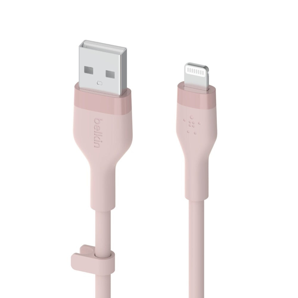 Belkin USB A to Lightning Cable 2M (6.6ft) Pink - Fast Charging & Data Sync for iPhone, iPad, iPod | Durable & Flexible for Home, Office, Travel Use