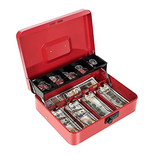 Red with Combination Lock