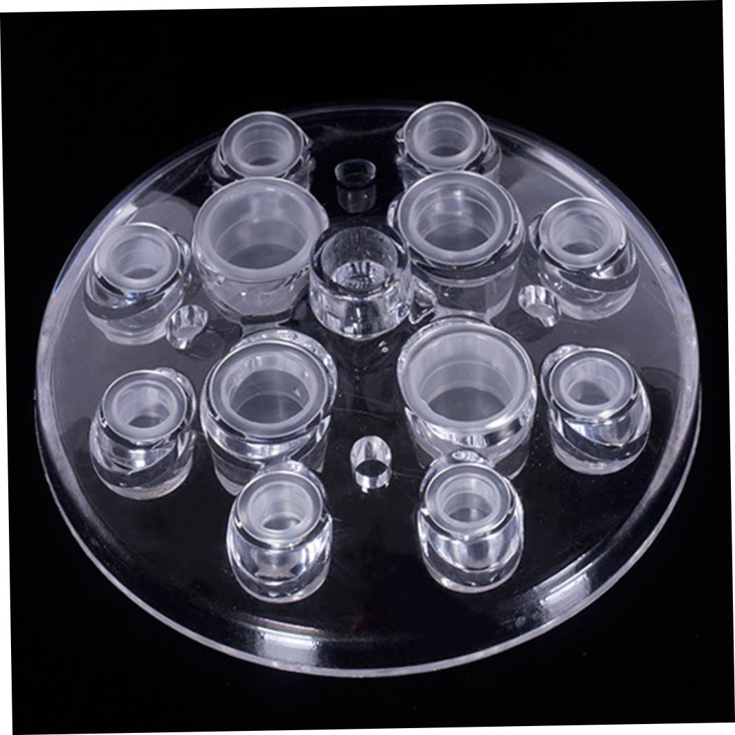 100PCS Disposable Tattoo Cups - Small Plastic Ink Caps for Tattoo Pigment - Professional Tattoo Supplies for Artists & Studios - Perfect for Tattooing, Body Art & Permanent Makeup