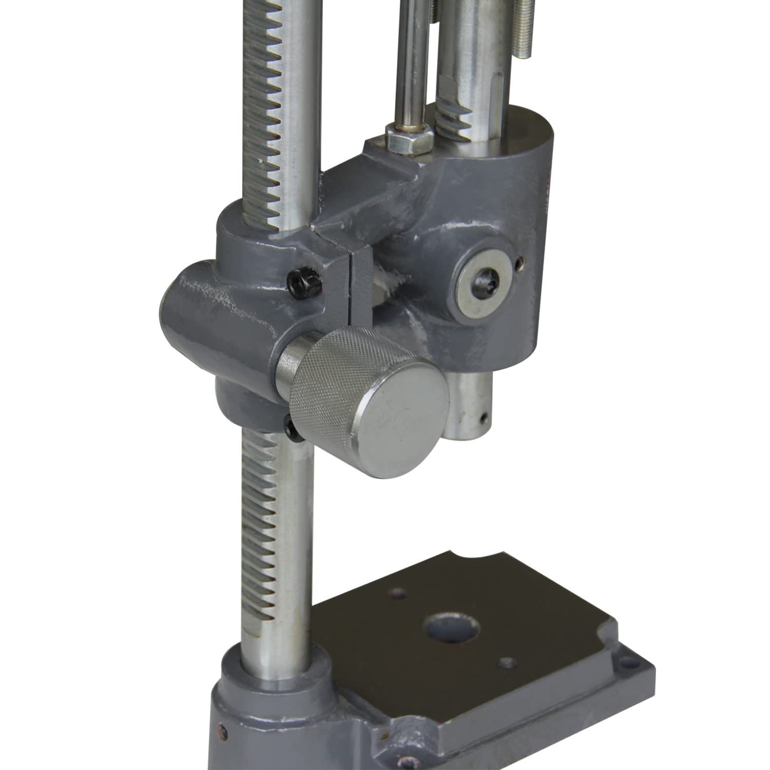 KAKA INDUSTRIAL AP-1S Arbor Press - Heavy Duty Hand Punch Press Machine with Adjustable Height for Jewelry Making, Leather Craft, Metal Stamping & DIY Projects - Perfect for Punching Holes, Setting Grommets & Crafting Accessories