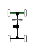 Monster Axles Front Monotube Shocks for Polaris Ranger 500 & Series 10/11 (7041784) - Dual Rate Gas-Powered Shock Absorbers with Red Springs - Perfect for Off-Roading, Hunting & Heavy-Duty Work
