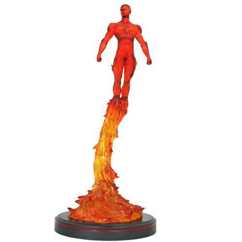 Marvel Premier Collection Human Torch Statue by Diamond Select Toys - 8