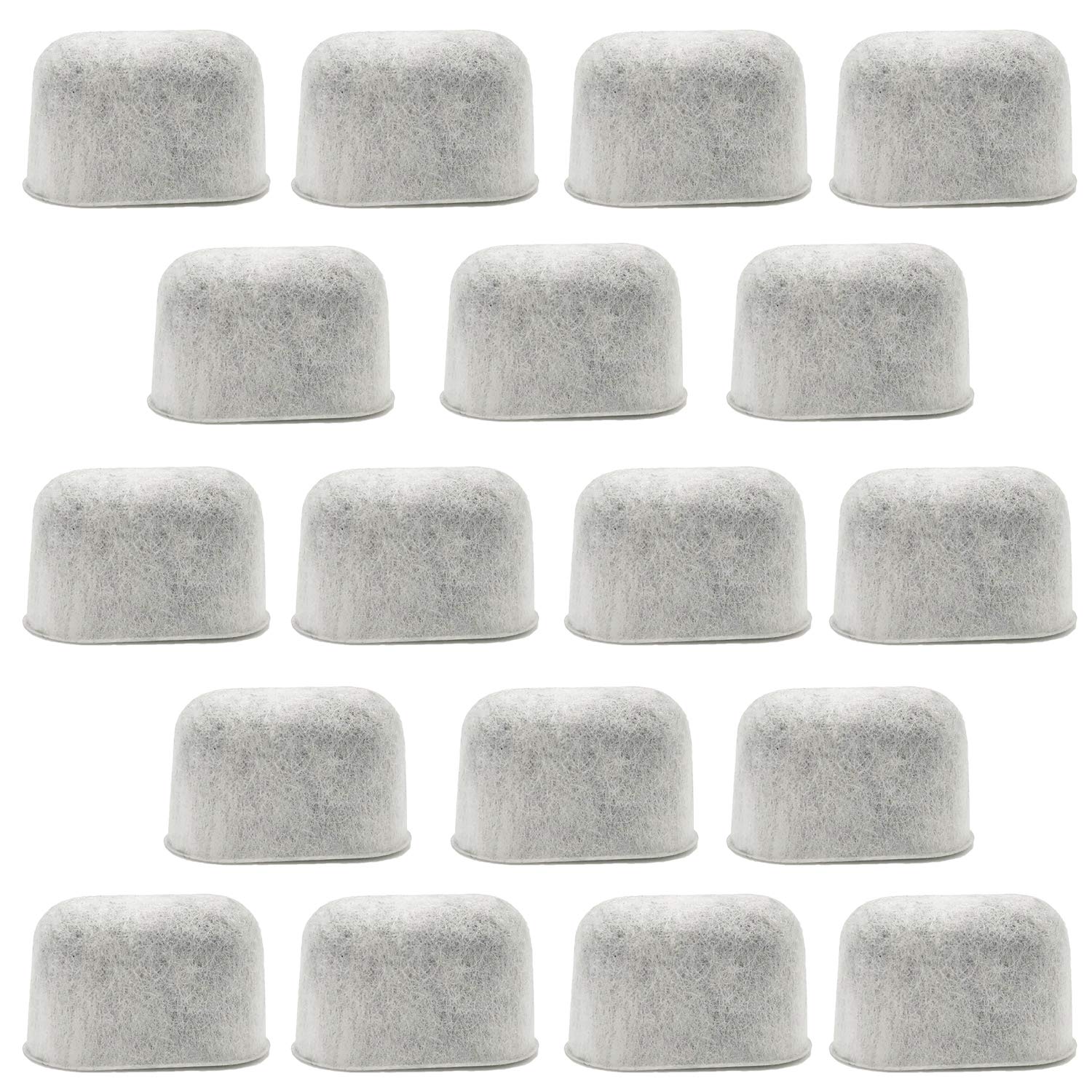 18-Pack Charcoal Water Filters - Compatible with Keurig Coffee Makers - Replacement Cartridges for Cleaner Tasting Coffee - Perfect for Home & Office Use