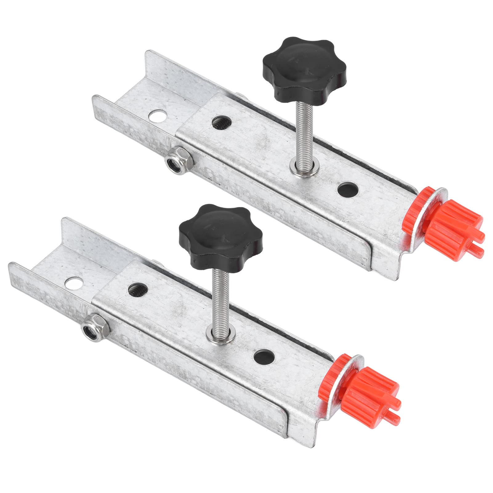 Evonecy 2pcs Aluminum Zinc Plate Window Bracket - Durable & Safe Ventilation Brackets for Pig Barns, Chicken Coops & Livestock Sheds - Heavy Duty Breeding Window Mounts