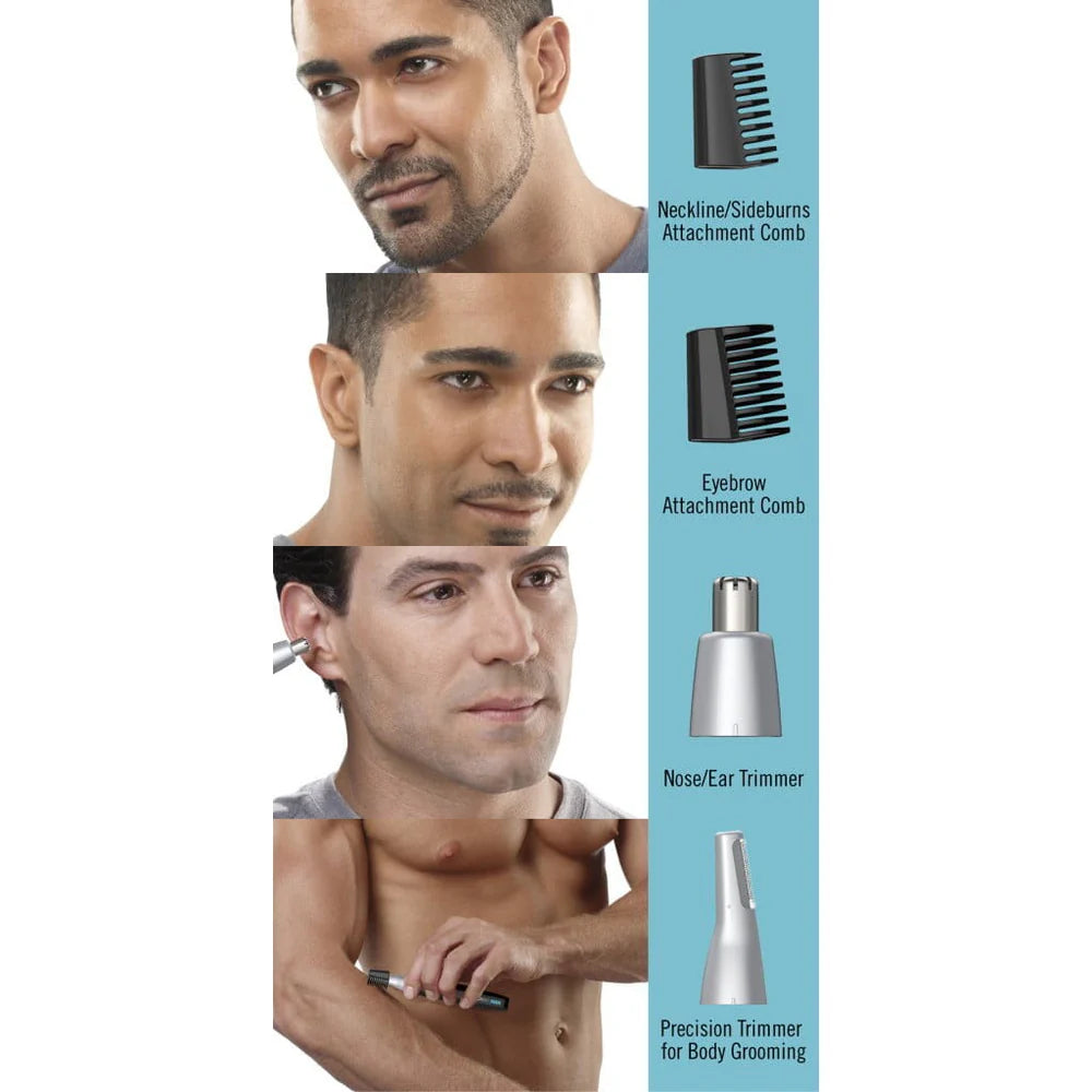 CONAIR MT2XSDMC Max Trim All-in-1 Personal Trimmer for Men - Cordless Hair Clipper, Beard Trimmer & Body Groomer - Perfect for Home, Travel & Gym Use