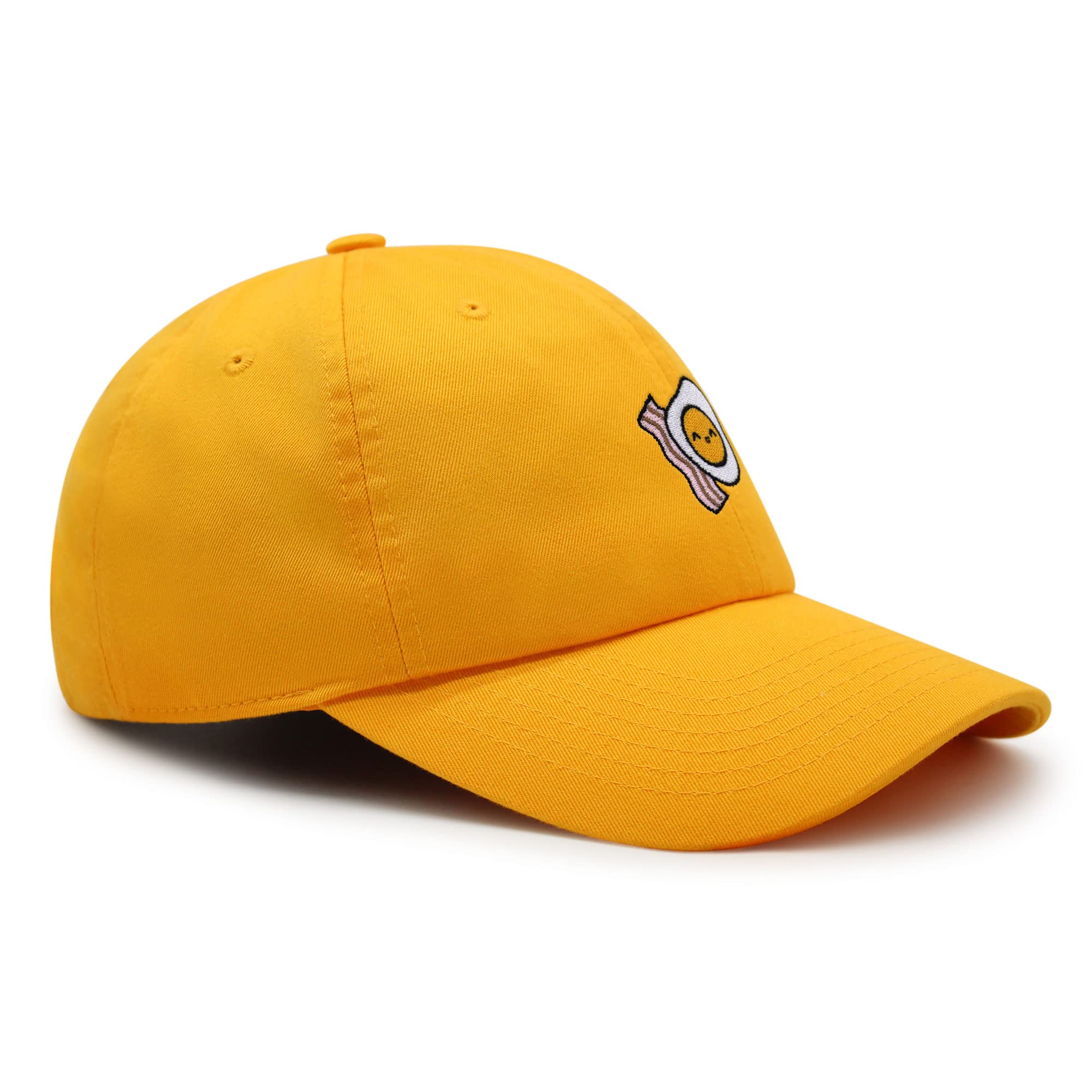 JPAK Premium Embroidered Dad Hat - Egg & Bacon Baseball Cap for Men - Perfect for Breakfast Lovers, Casual Wear & Outdoor Activities