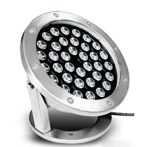 36W LED RGB Color Changing Spot Light Fixture - Outdoor Waterproof IP68 Underwater Flood Lamp for Pool, Garden, Landscape & Patio Lighting