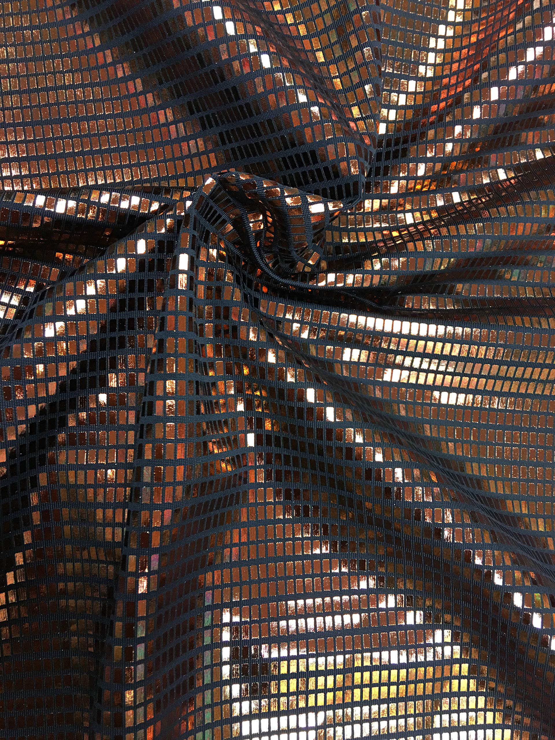 3mm Rectangular Copper Foil Polyester Mechanical Stretch Tape - Black/Copper for Electrical Shielding & EMI Protection | Ideal for Circuit Boards, Automotive Electronics & DIY Projects