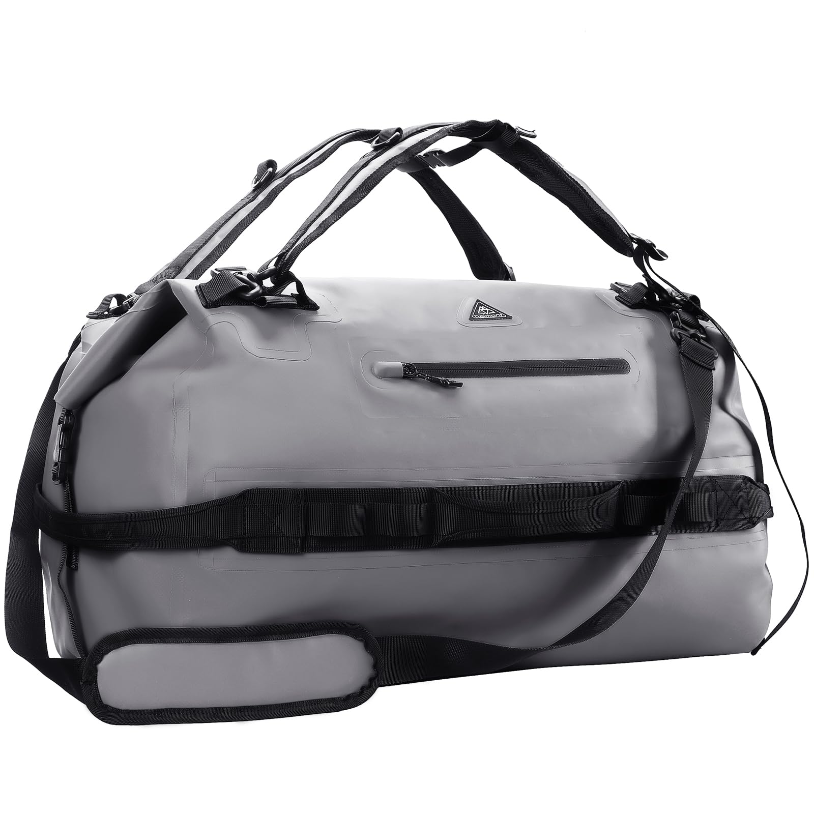 Haimont 60L Waterproof Roll-Top Duffle Backpack - Heavy Duty Dry Bag for Boating, Kayaking, Camping, Travel & Motorcycle - Ideal for Outdoor Adventures, Beach Trips and Water Sports Gear Storage