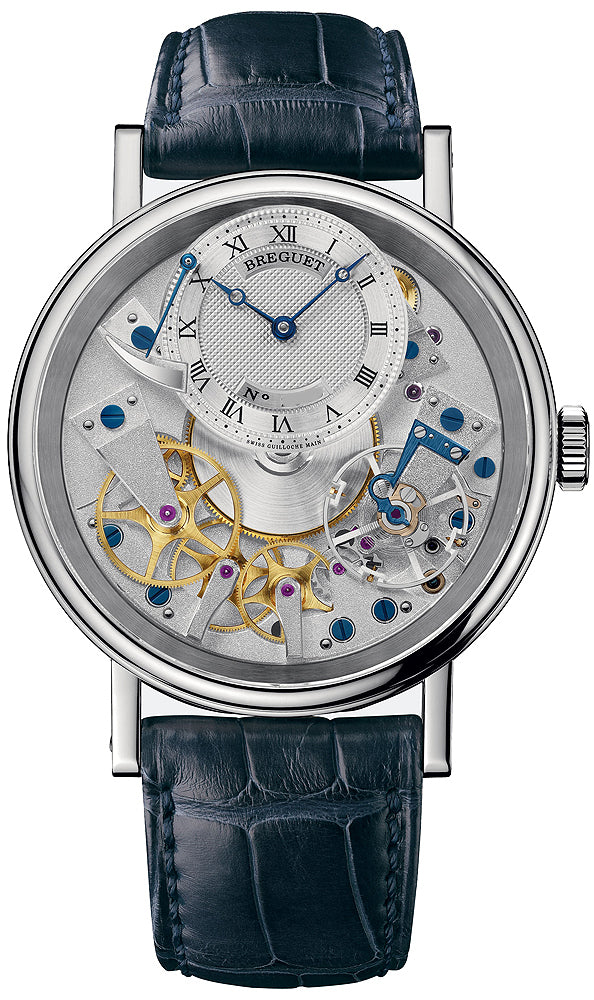 Breguet Tradition 7057 18K White Gold Men's Luxury Watch - Classic Automatic Timepiece for Business & Formal Occasions