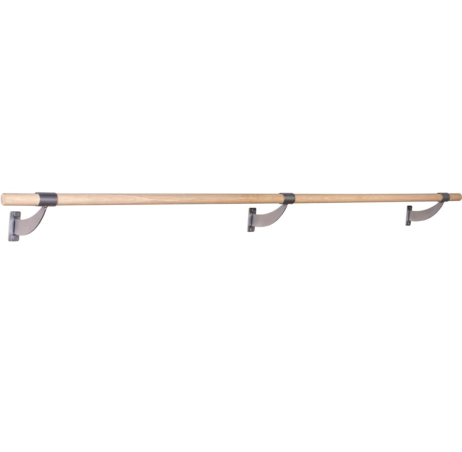 VITA Barre Wall-Mounted Ballet Barre - Classic WB15 Solid Wood Fixed Height Exercise Equipment for Dance, Fitness & Pilates | Home, Studio & Gym Use for Kids & Adults | Perfect for Ballet Practice, Stretching & Strength Training