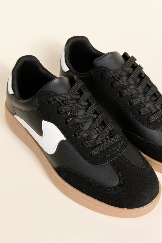 Tiffany Black Swirl Sneakers for Women - Stylish Comfortable Casual Shoes | Perfect for Walking, Running & Everyday Wear