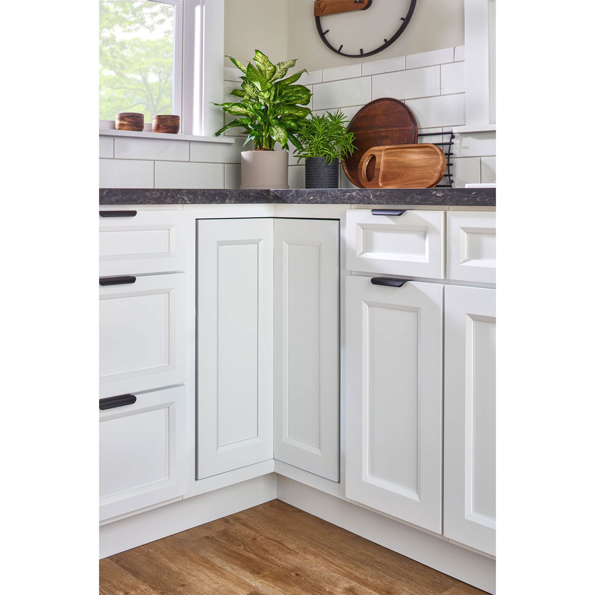 Rev-A-Shelf 2-Tier Pie-Cut Lazy Susan for Corner Base Cabinets - 24